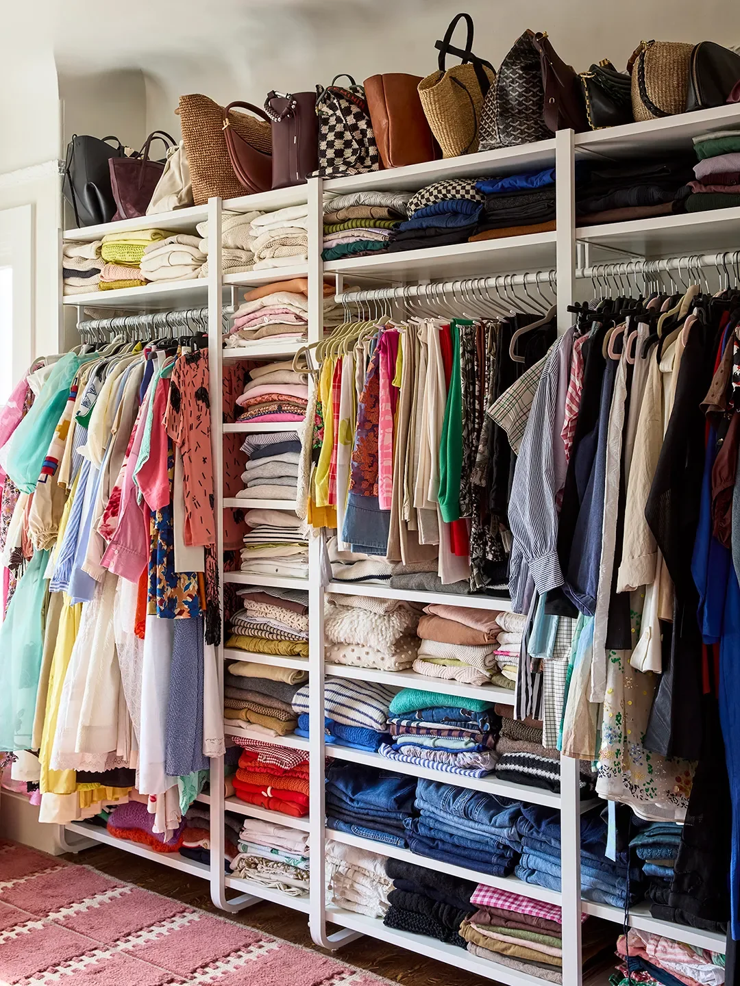 A Modular IKEA Wardrobe Keeps This Fashion Influencer's "Cloffice" In Order