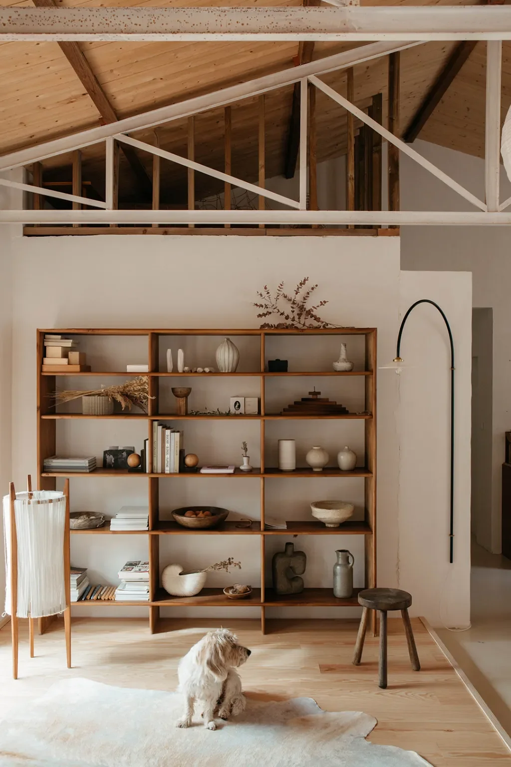 A Plaster Staircase Masquerades as Kitchen Storage in This Serene Seaside French Home