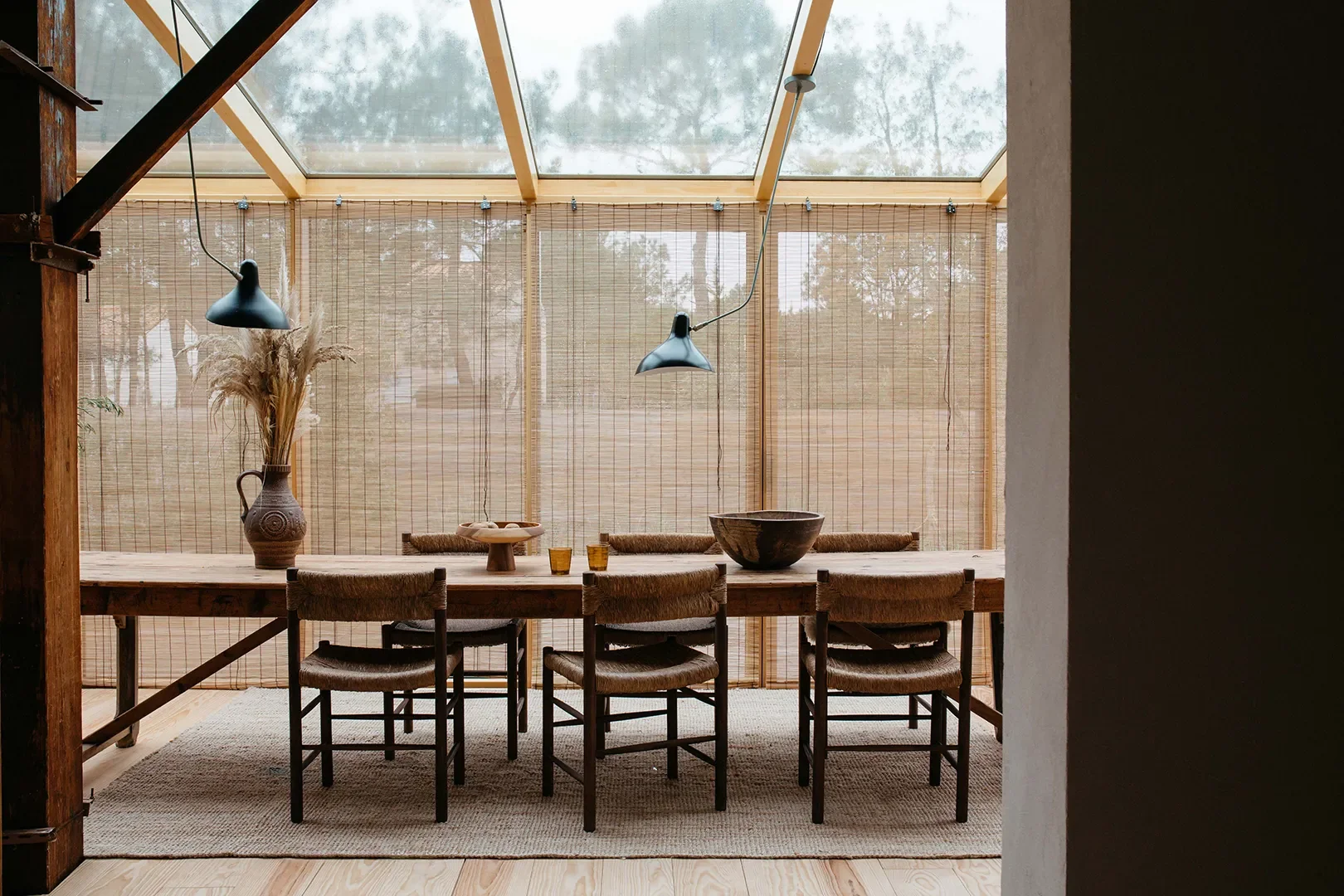 A Plaster Staircase Masquerades as Kitchen Storage in This Serene Seaside French Home