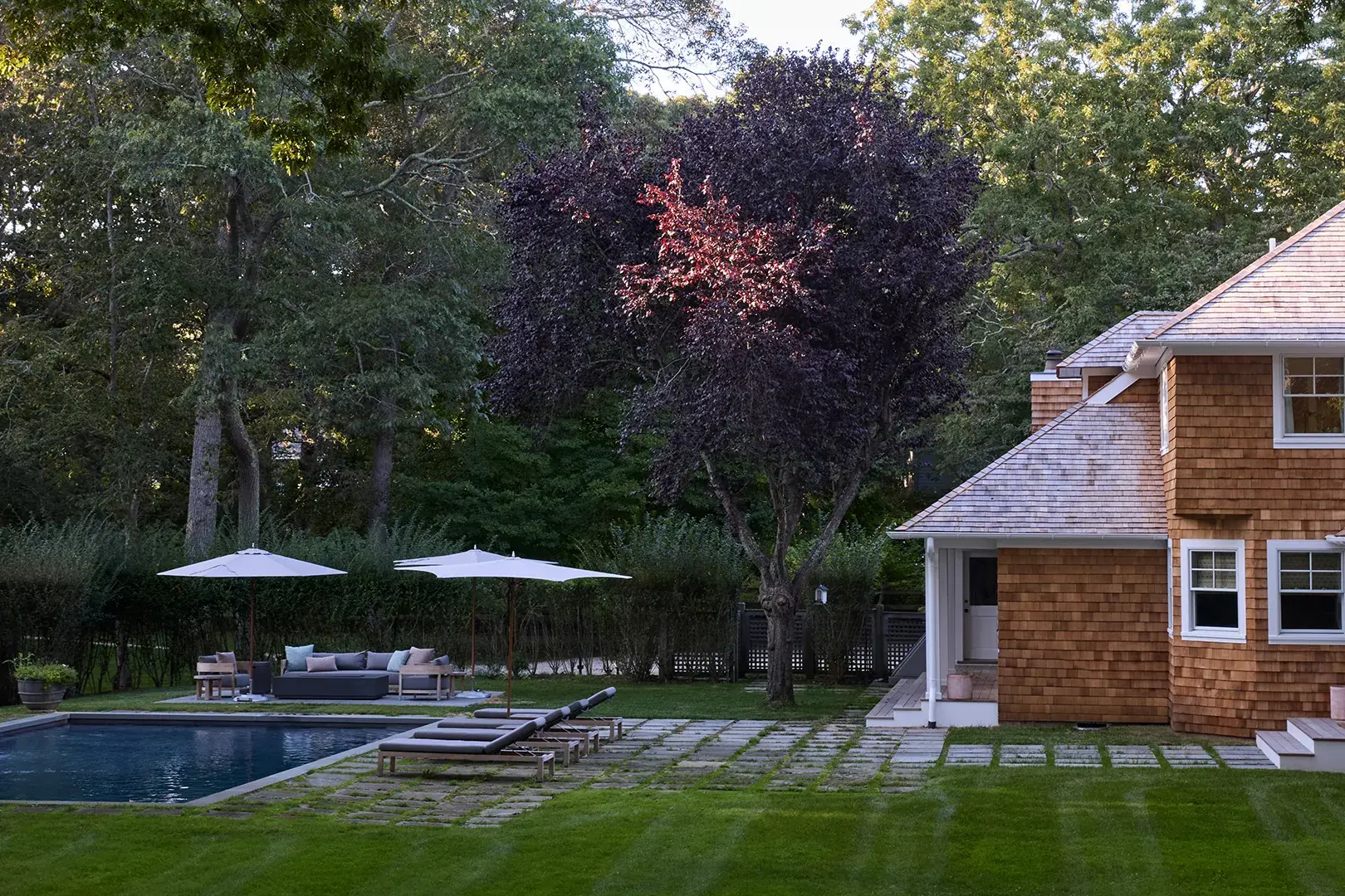 Behind the Design of a Playful Hamptons Home Inspired by Strawberry Fabric