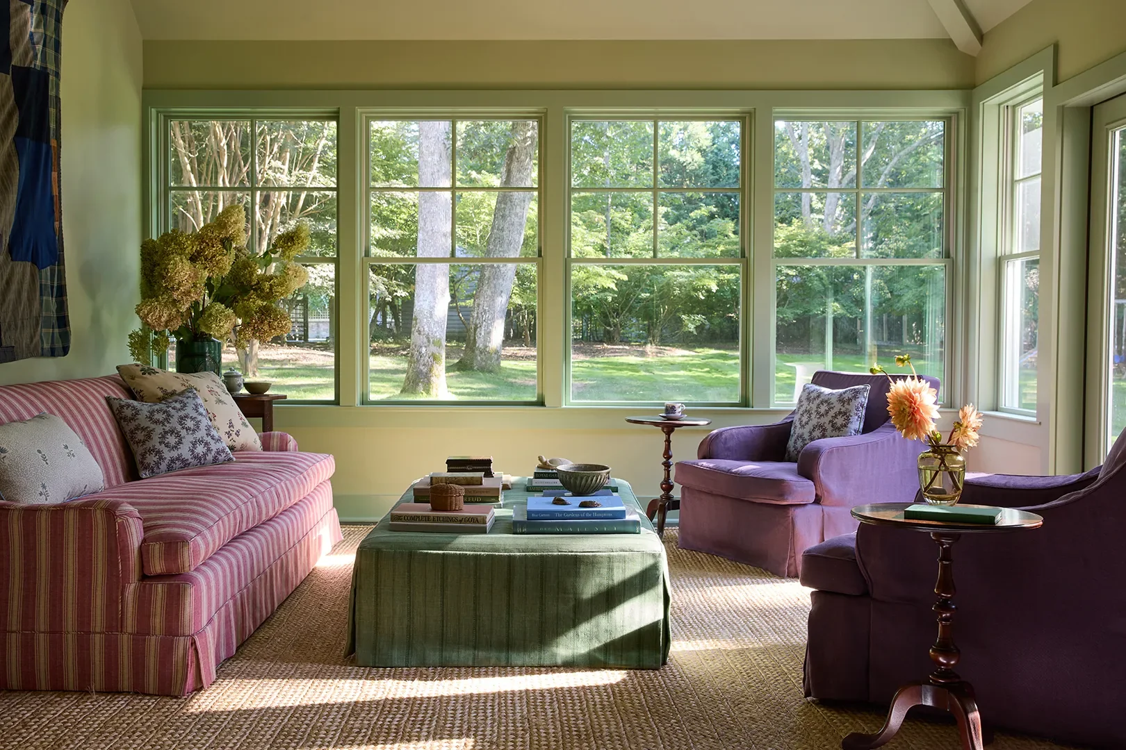 Behind the Design of a Playful Hamptons Home Inspired by Strawberry Fabric