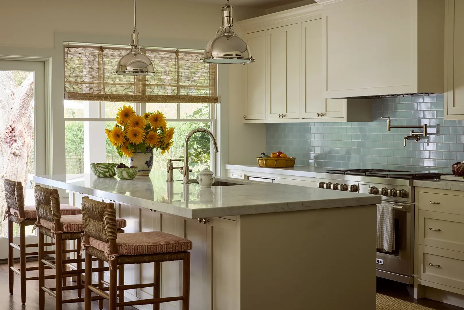 Behind the Design of a Playful Hamptons Home Inspired by Strawberry Fabric