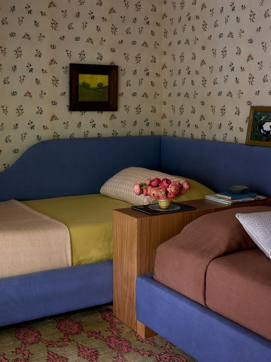 Behind the Design of a Playful Hamptons Home Inspired by Strawberry Fabric