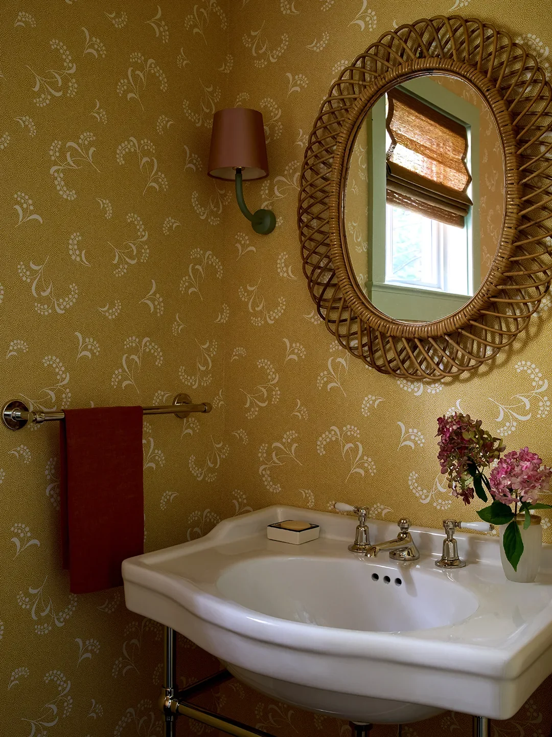 Behind the Design of a Playful Hamptons Home Inspired by Strawberry Fabric