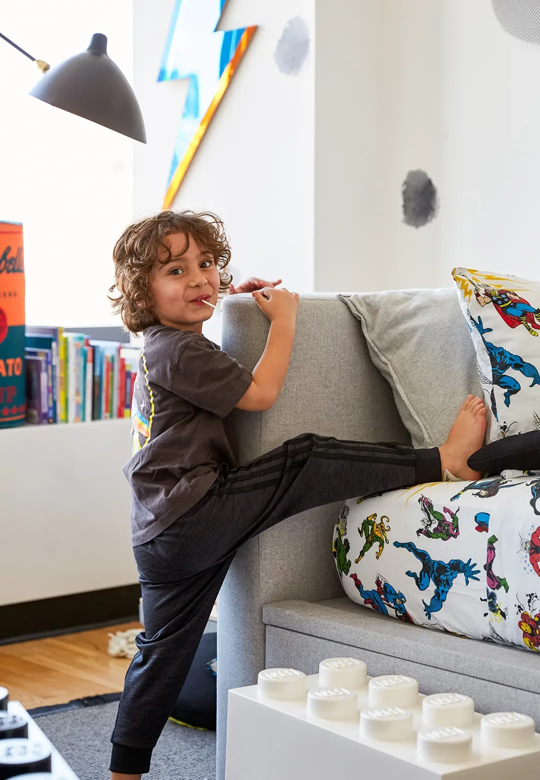 Both of These Boys' Rooms Are Black and White, But That's Where the Similarities End