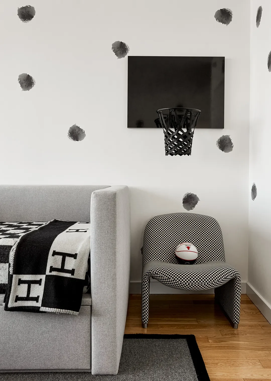 Both of These Boys' Rooms Are Black and White, But That's Where the Similarities End