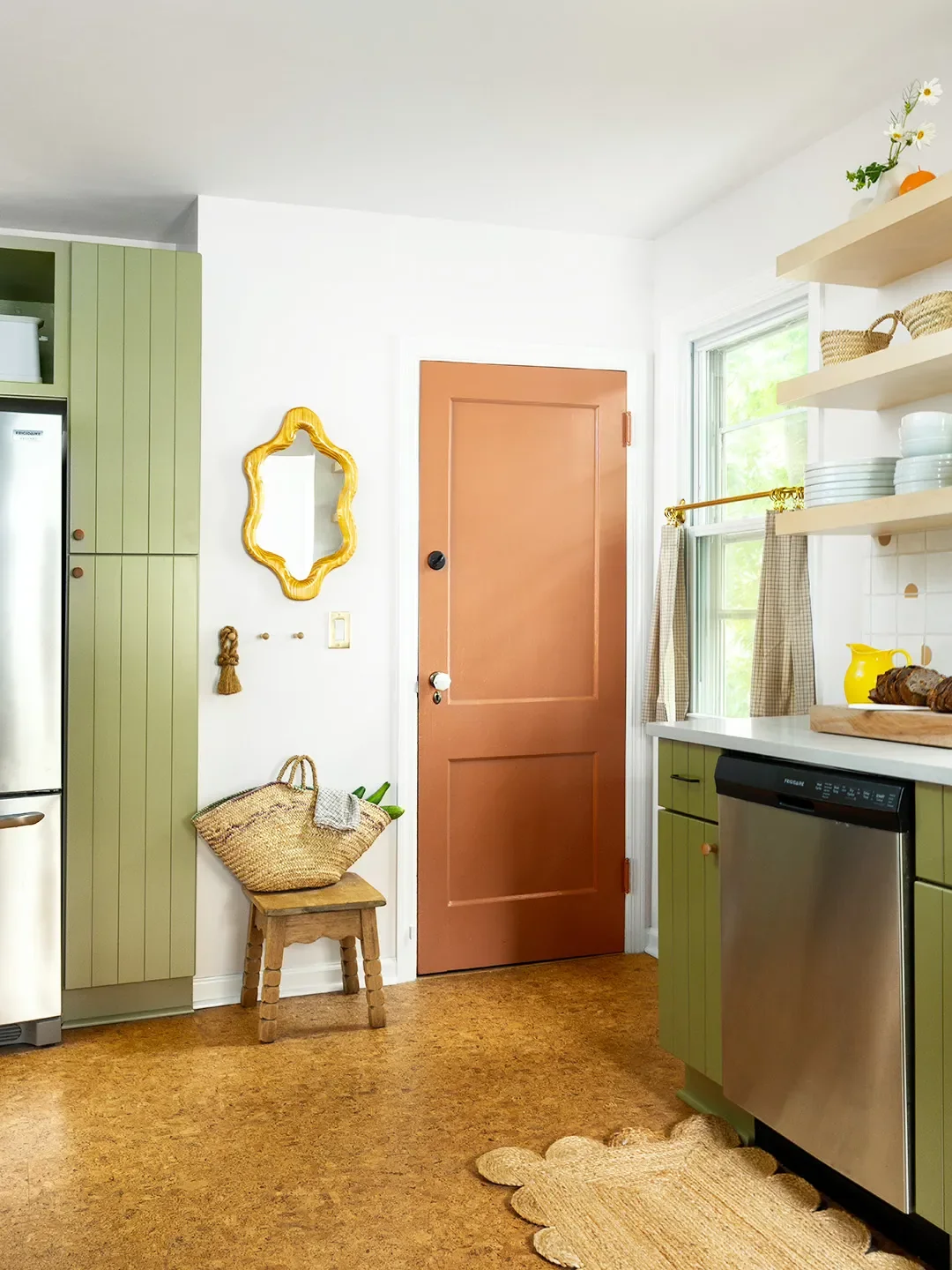 Dueling Backsplashes Give This New Jersey Kitchen Twice the Personality