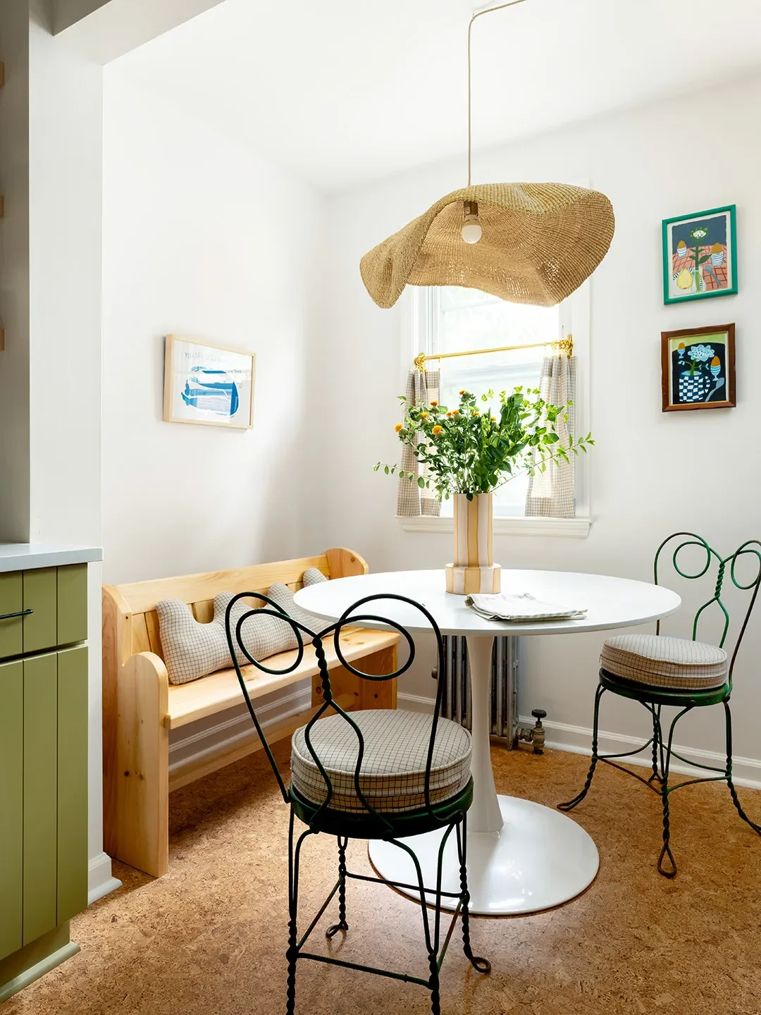 Dueling Backsplashes Give This New Jersey Kitchen Twice the Personality