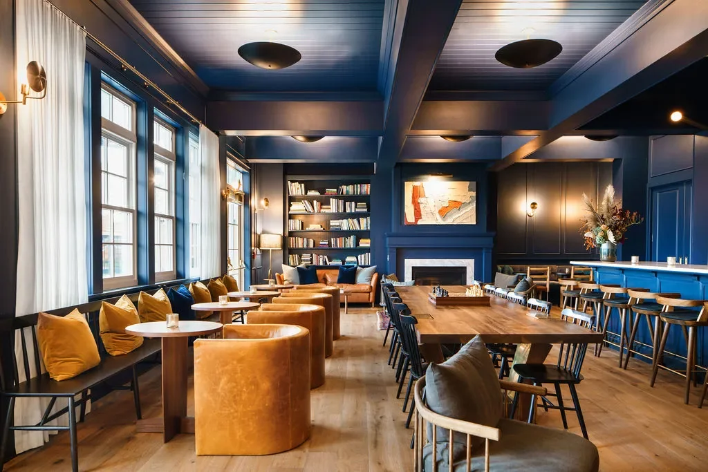 Guests Constantly Ask About This Hotel's Blue Paint—We ID'd the Exact Hue