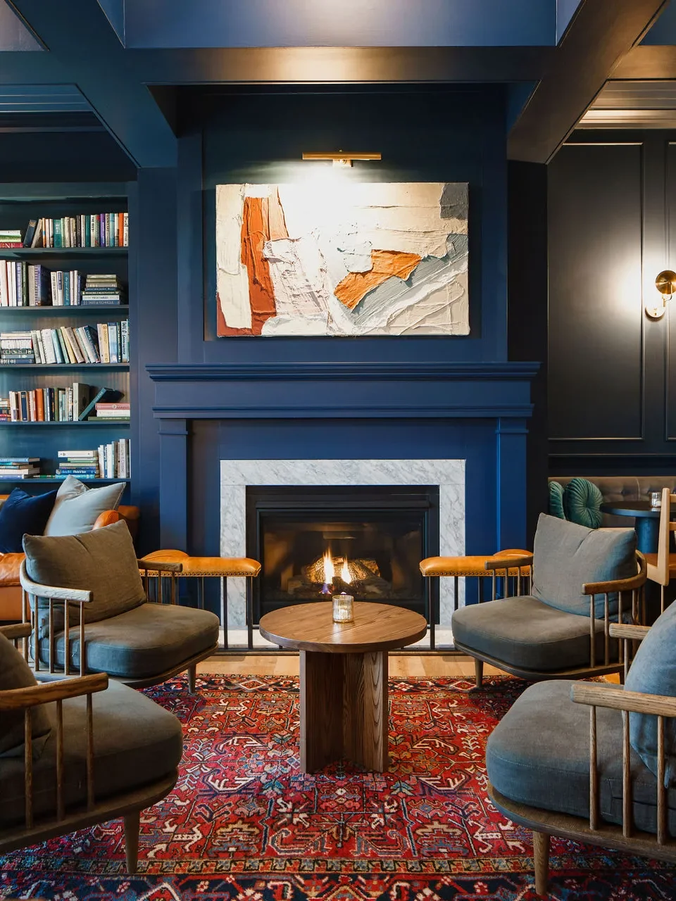 Guests Constantly Ask About This Hotel's Blue Paint—We ID'd the Exact Hue