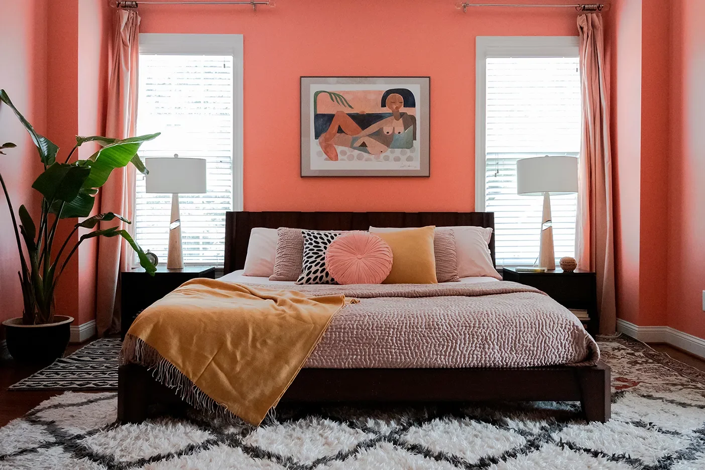 In This North Carolina Family's Prismatic Home, Hot Pink and Neon Coral Are Neutrals