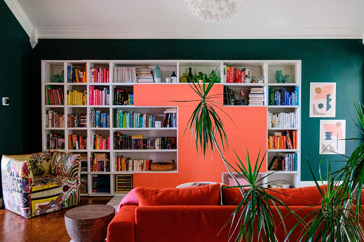 In This North Carolina Family's Prismatic Home, Hot Pink and Neon Coral Are Neutrals