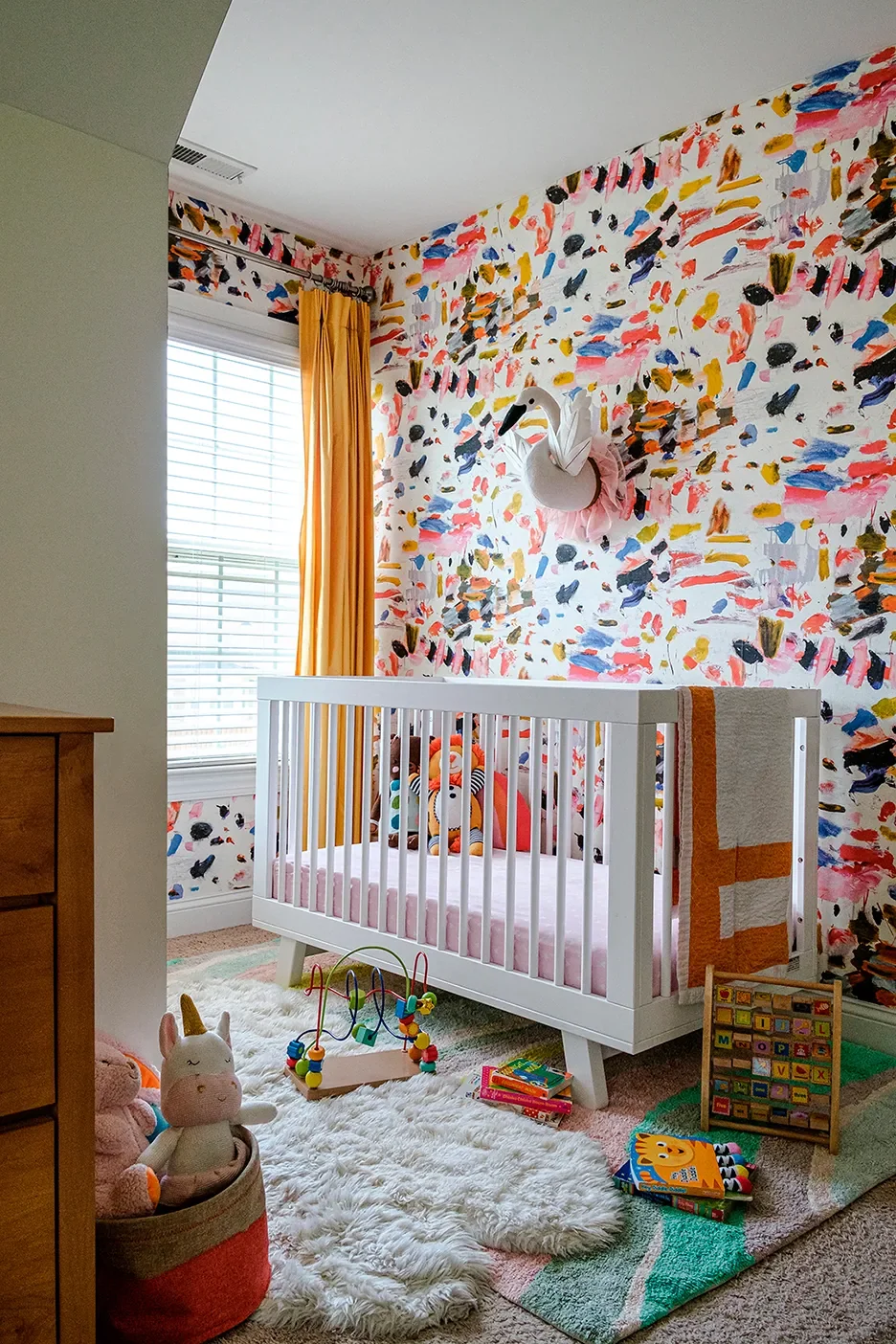In This North Carolina Family's Prismatic Home, Hot Pink and Neon Coral Are Neutrals