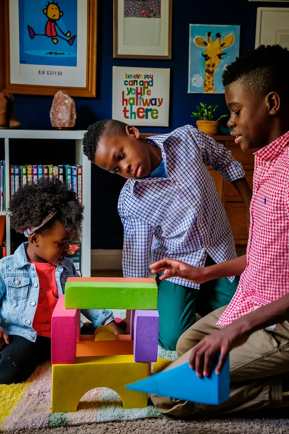In This North Carolina Family's Prismatic Home, Hot Pink and Neon Coral Are Neutrals