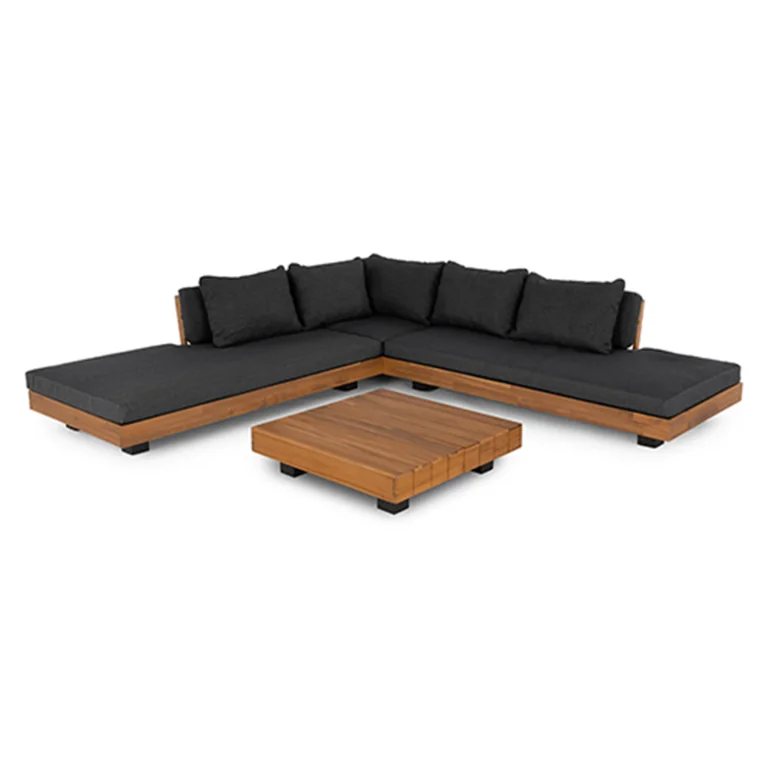 My Months-Long Outdoor Sectional Search Led Me to This Comfy Solid Wood Set