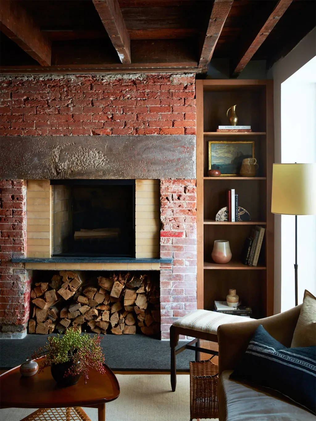 The Number-One Rule of Decorating a Space With Exposed Brick