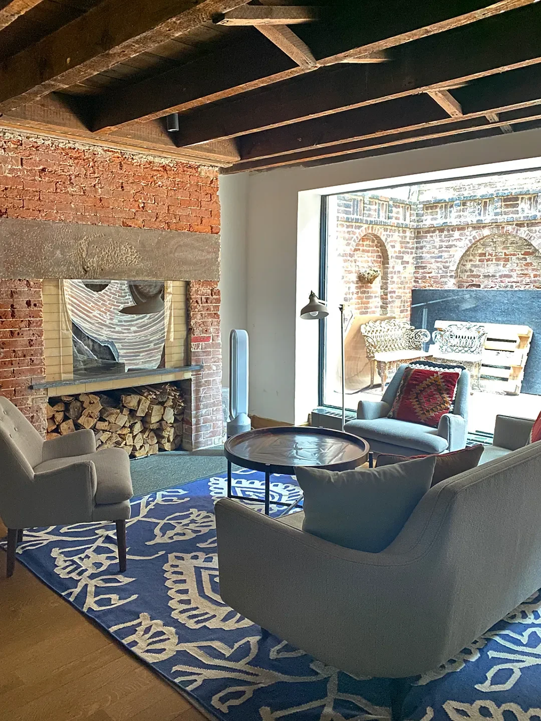 The Number-One Rule of Decorating a Space With Exposed Brick