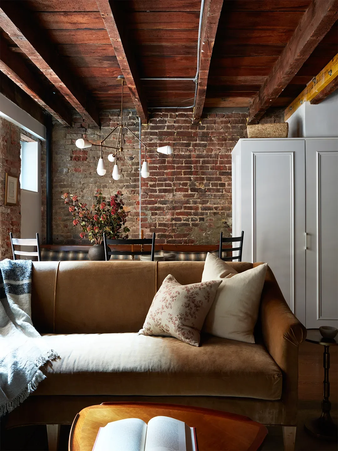 The Number-One Rule of Decorating a Space With Exposed Brick