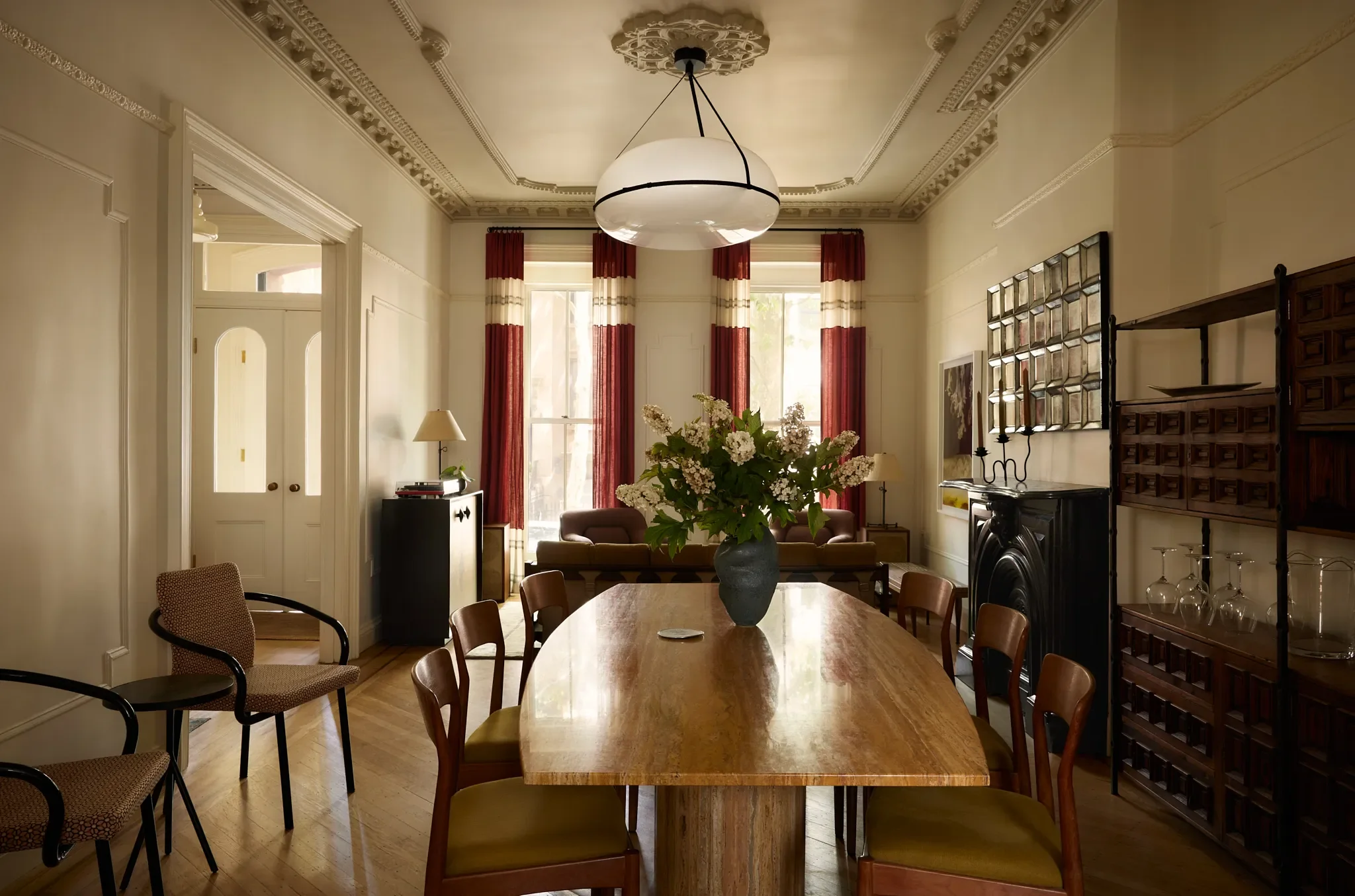 This Brooklyn Townhouse Is a Masterful Mix of Victorian, Mid-Century Modern, and Art Deco