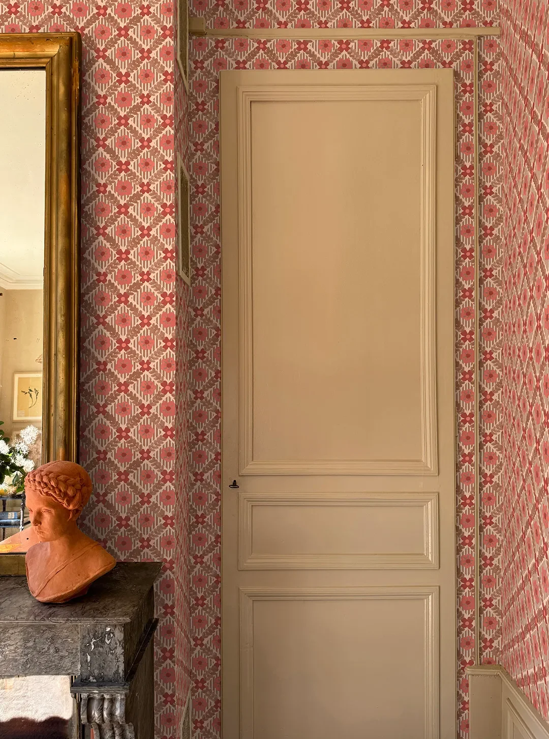 We Got a First Look at Clare Vivier's New Wallpaper Line, Inspired By Her 1800s French Home