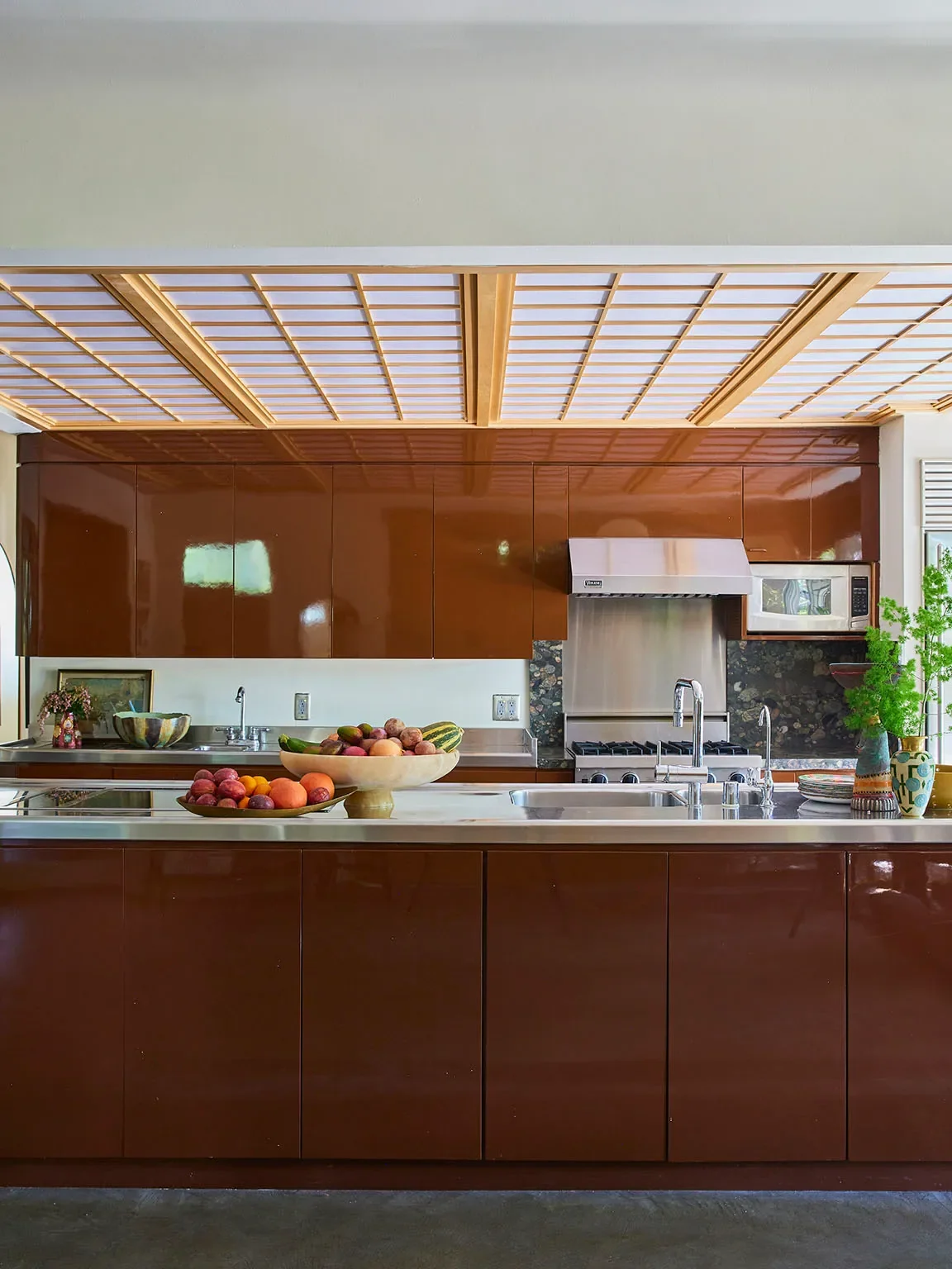 When Gallons of Car Paint Meet '70s IKEA Cabinetry, You Get High-Shine Perfection