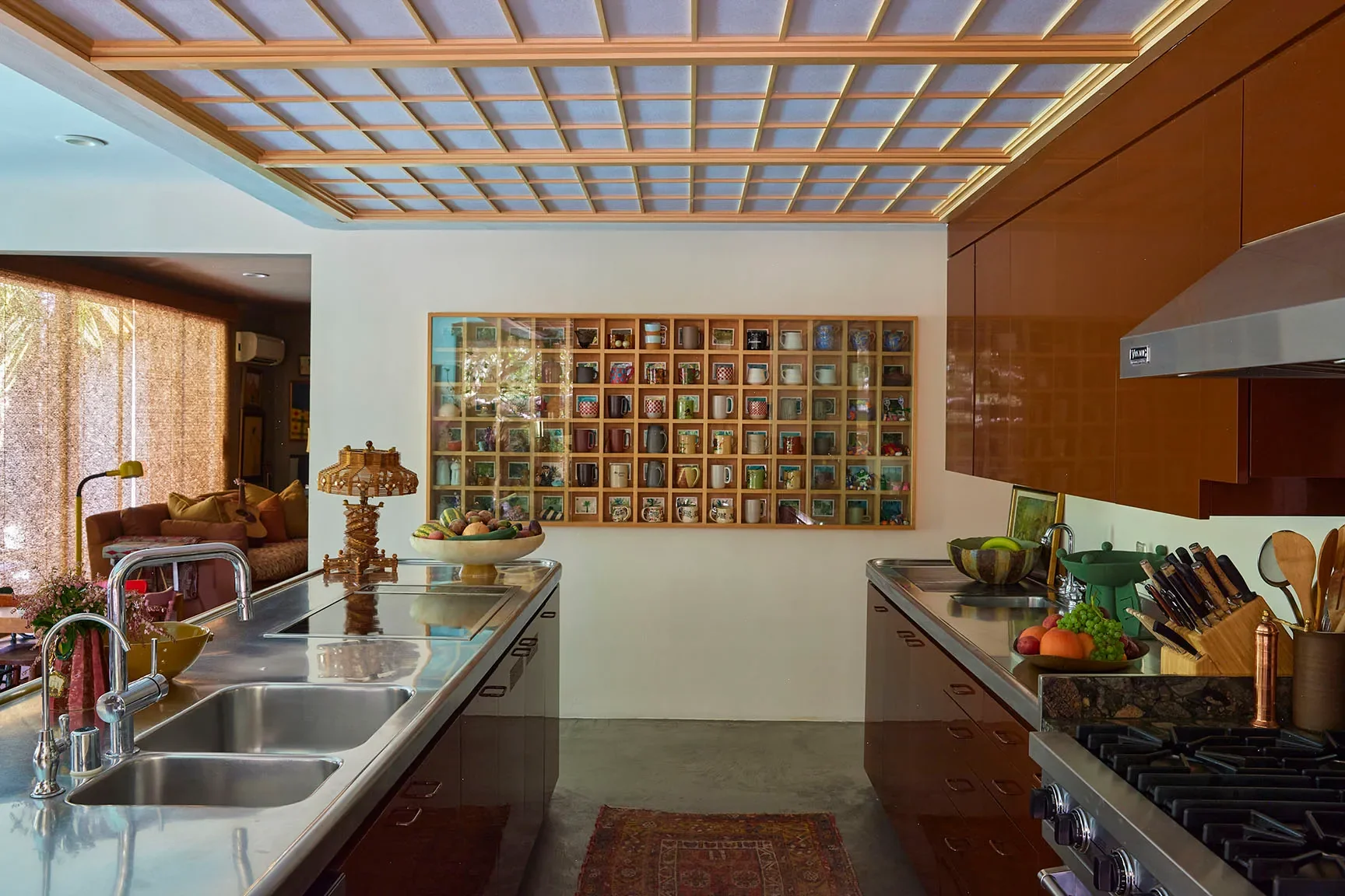 When Gallons of Car Paint Meet '70s IKEA Cabinetry, You Get High-Shine Perfection